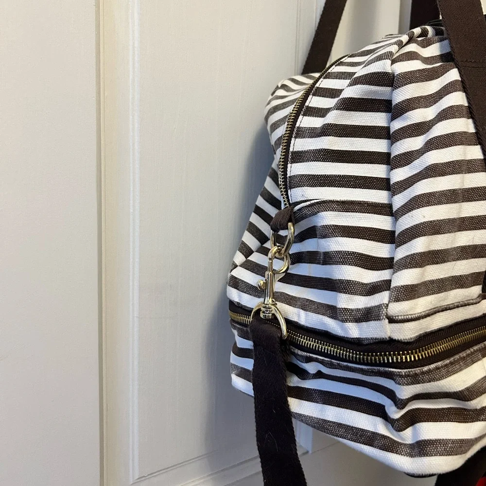 Henri Bendel Weekender Bowler Bag in Canvas - C - Picture 5 of 16